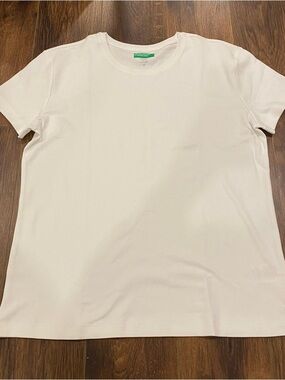United Colors of Benetton plain white tee shirt